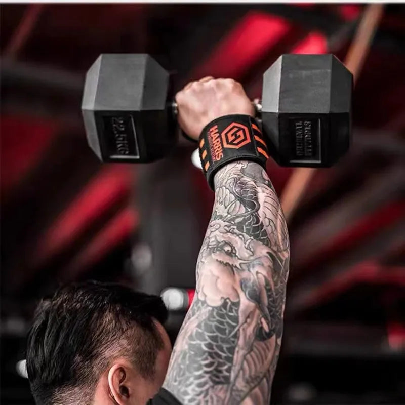 1Pair Weight Lifting Wrist Wraps