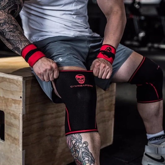 1 Pair Neoprene Weightlifting Knee Sleeves