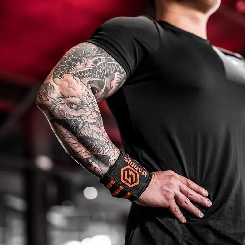 1Pair Weight Lifting Wrist Wraps