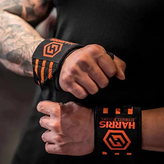 1Pair Weight Lifting Wrist Wraps