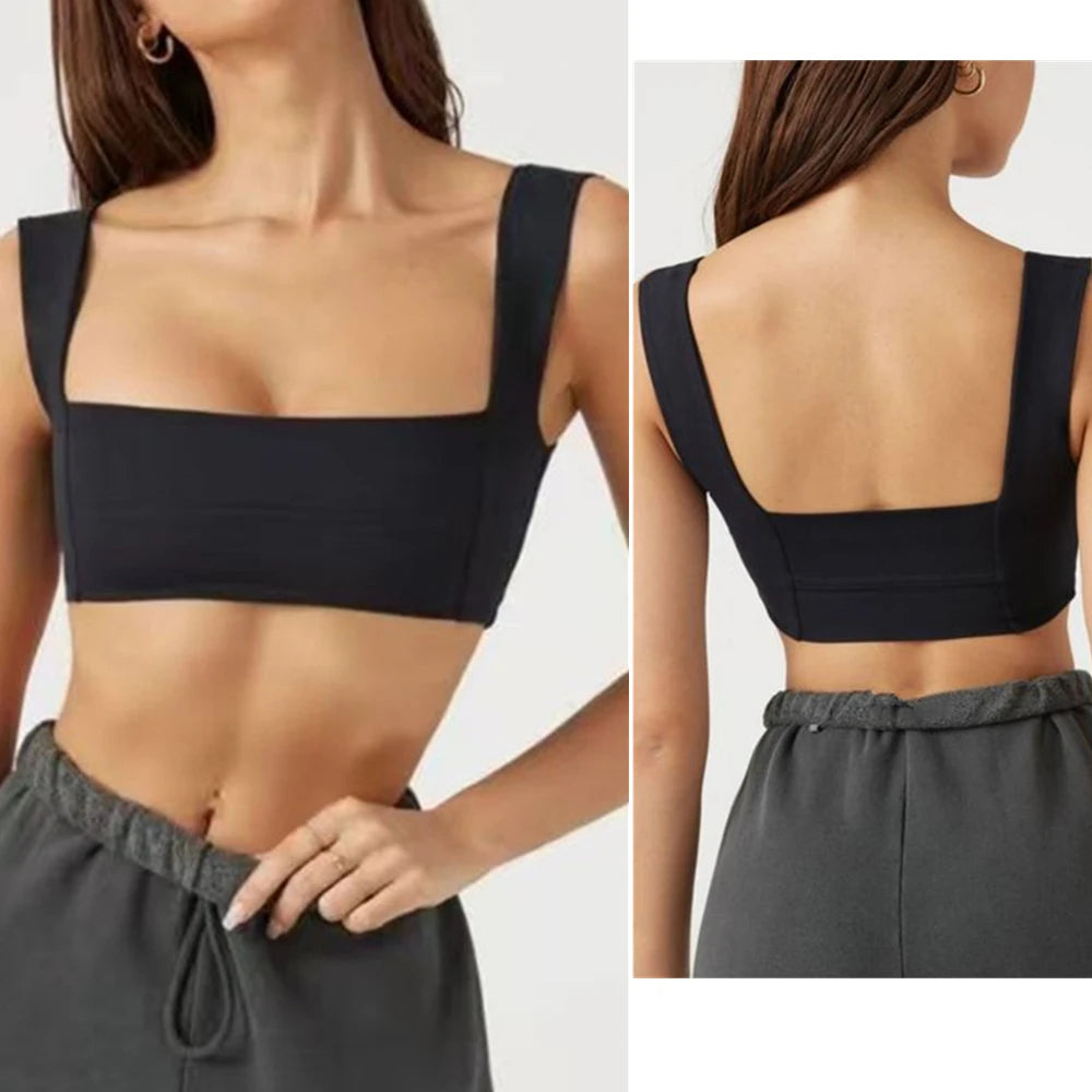 Shockproof Short Sleeve Fitness Bra