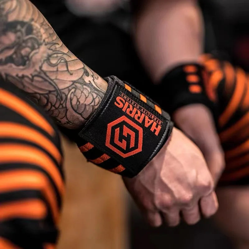 1Pair Weight Lifting Wrist Wraps
