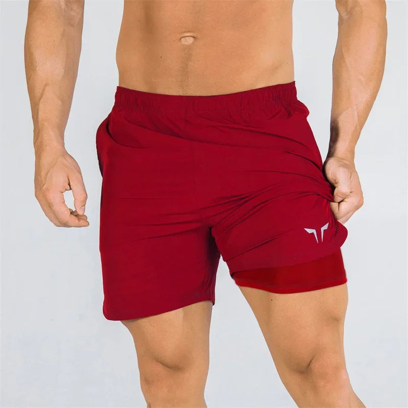 2025 NEW Fitness Men Gyms Shorts