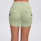 Women's Cargo Fitness Scrunch Shorts