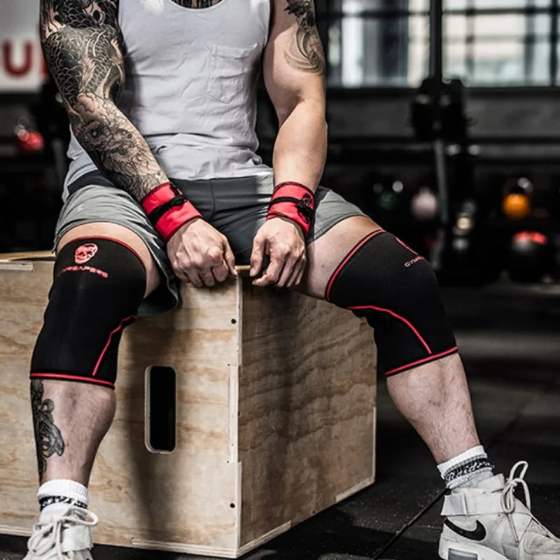 1 Pair Neoprene Weightlifting Knee Sleeves