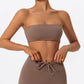 Hearuisavy Tube Top Casual Sports Bra