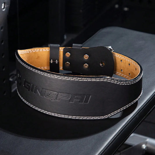 Gym Weightlifting Real Cowhide Support Belt