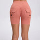 Women's Cargo Fitness Scrunch Shorts
