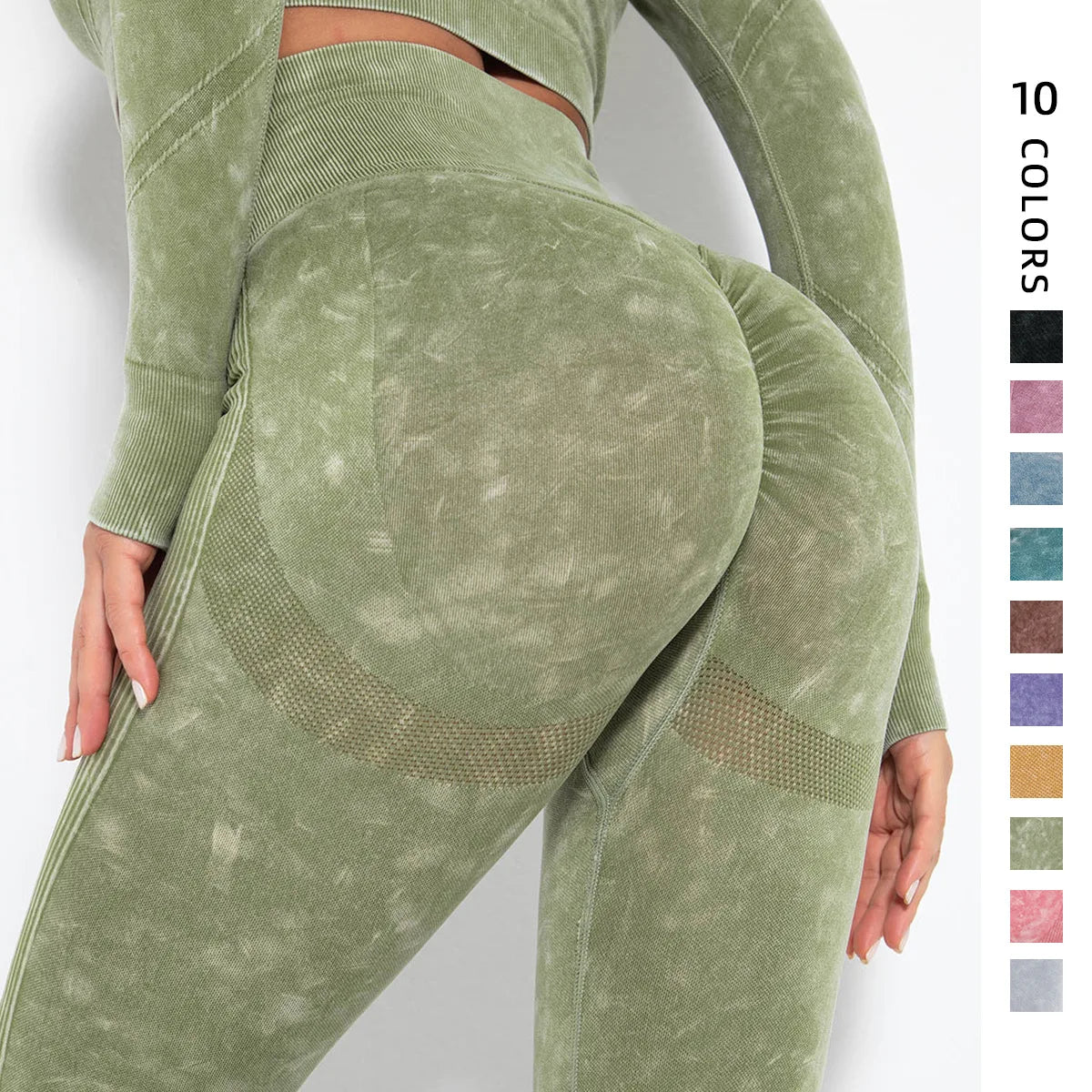 Women's High Waist Seamless Yoga Leggings