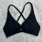 Front Twist Padded Cross Strap Sports Bra