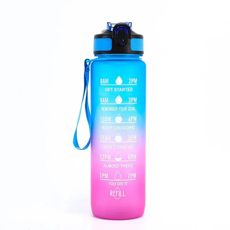 32 Oz Motivational Sports Water Bottle
