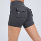 Women's Cargo Fitness Scrunch Shorts