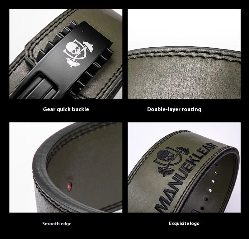 Cowhide Fitness Belt