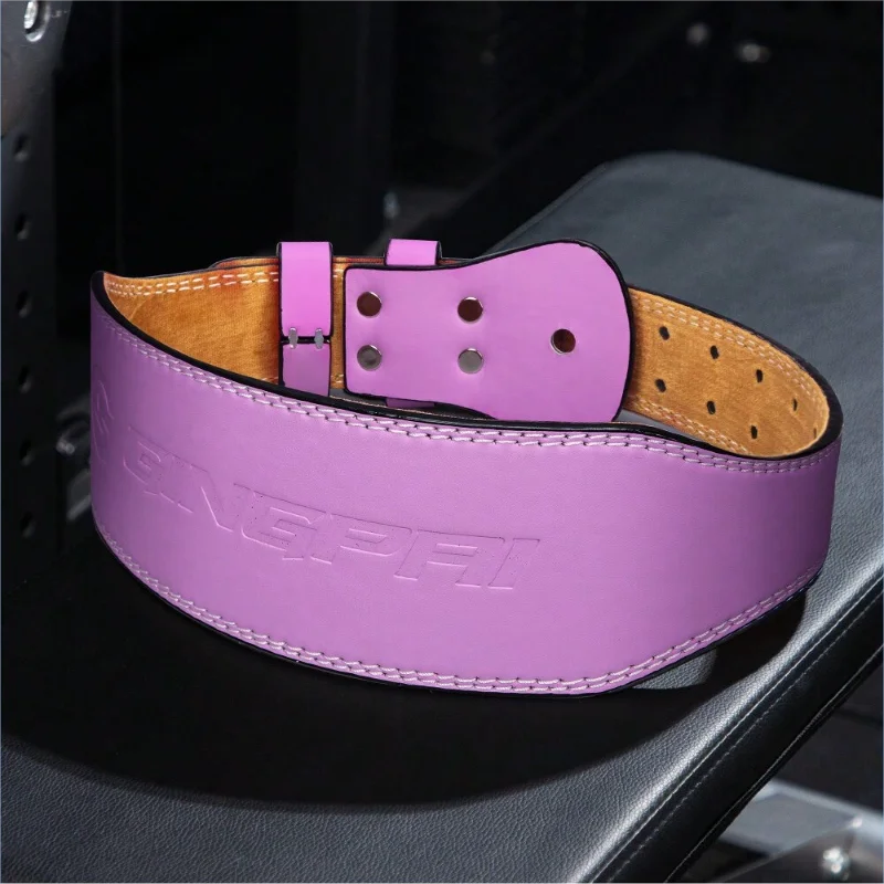 Gym Weightlifting Real Cowhide Support Belt