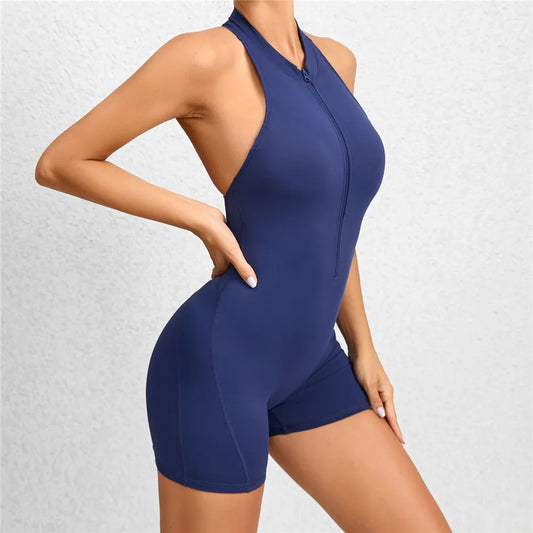 Women Zipper Tracksuit Yoga Set