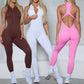 Women Zipper Tracksuit Yoga Set