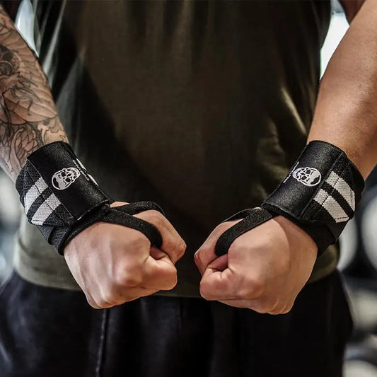 1Pair Weightlifting Professional Grade Wrist Straps