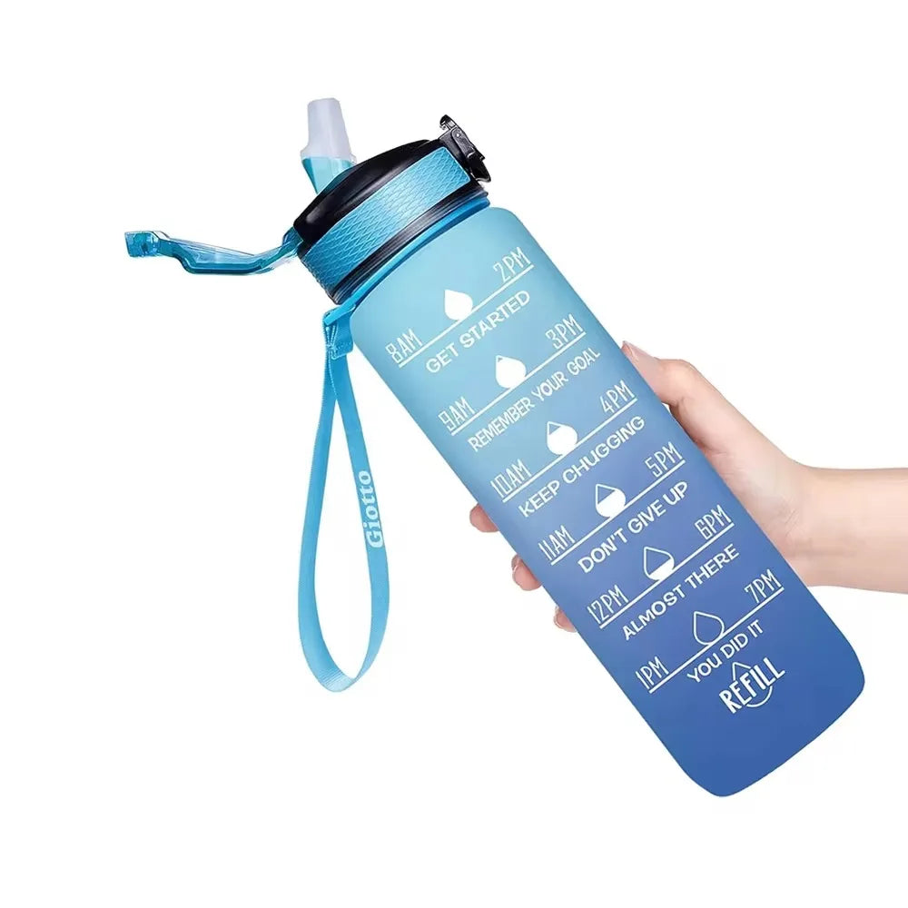 32 Oz Motivational Sports Water Bottle
