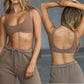 Shockproof Short Sleeve Fitness Bra